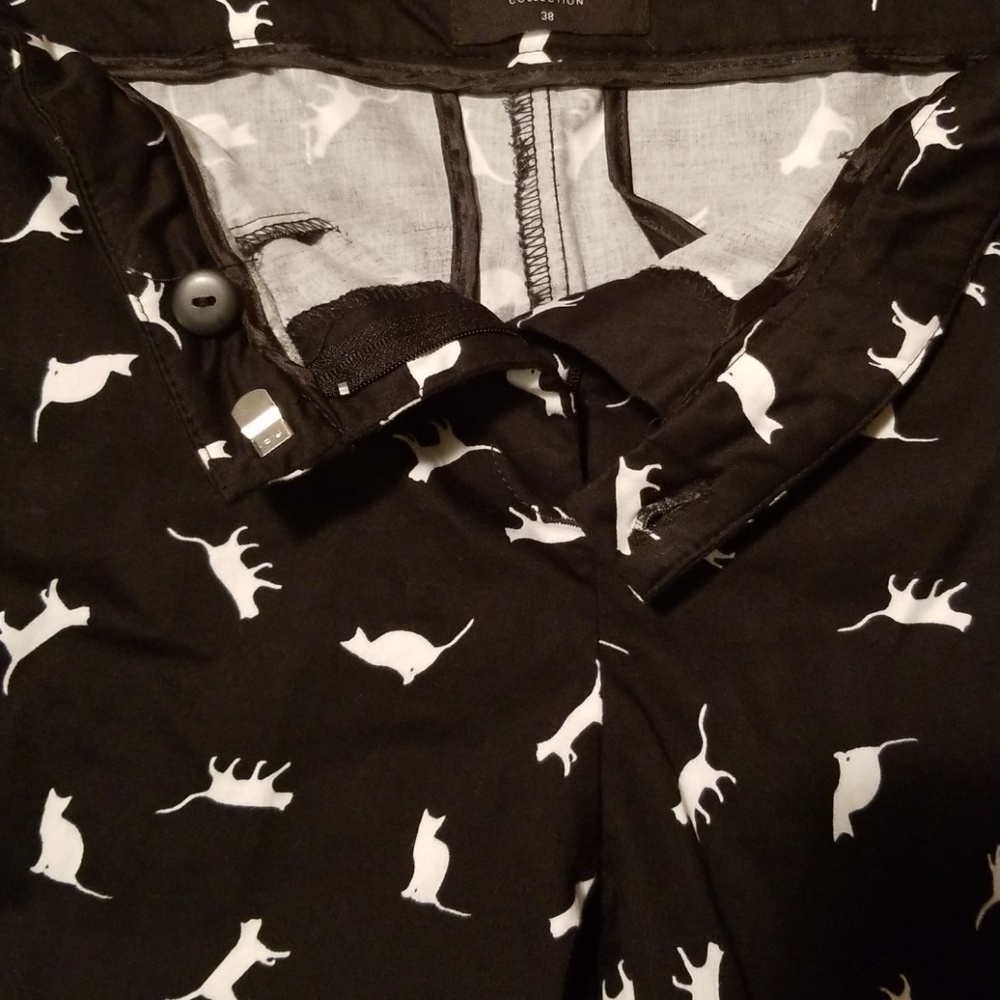 Mohito Collection Black/White Cat Print Pant - 38 - Picture 6 of 6